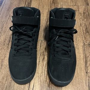 FILA - Black High Top Suede